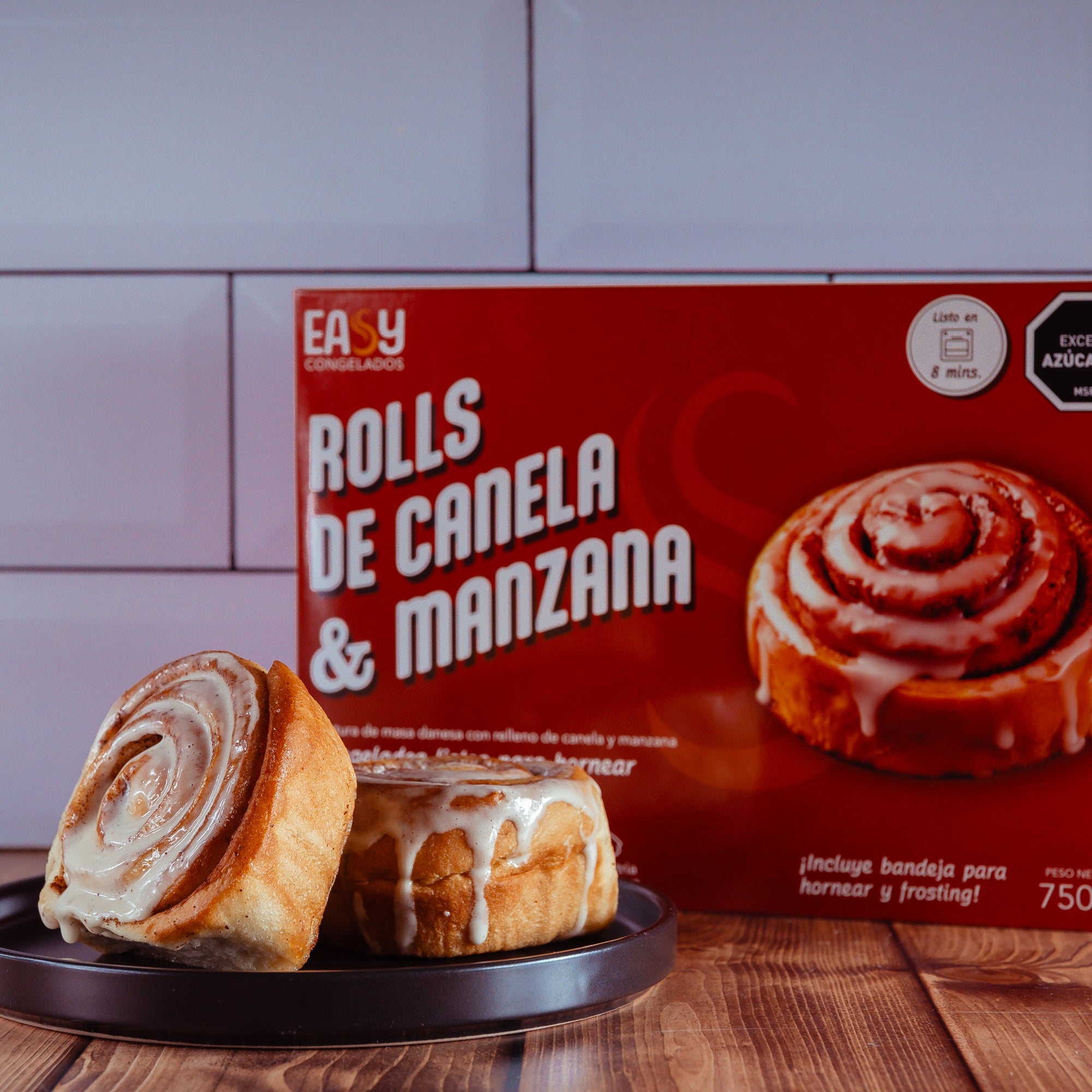 Rolls de Manzana y Canela x6 - Easy Congelados