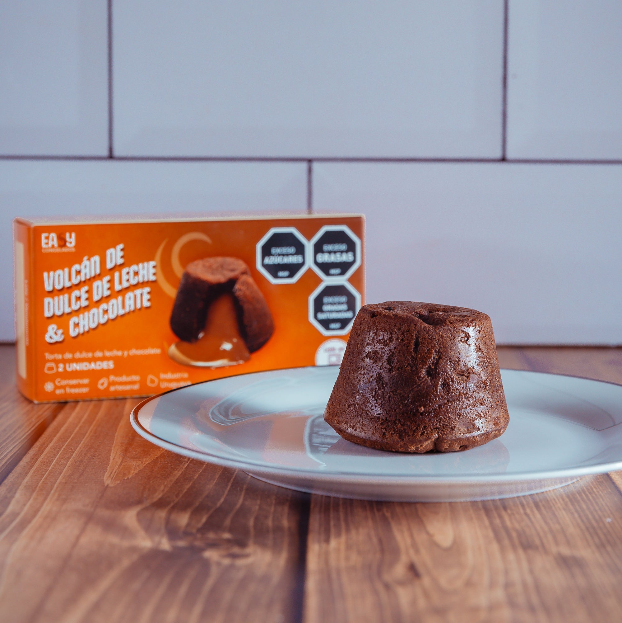 Volcán de Dulce de Leche y Chocolate x2 - Easy Congelados