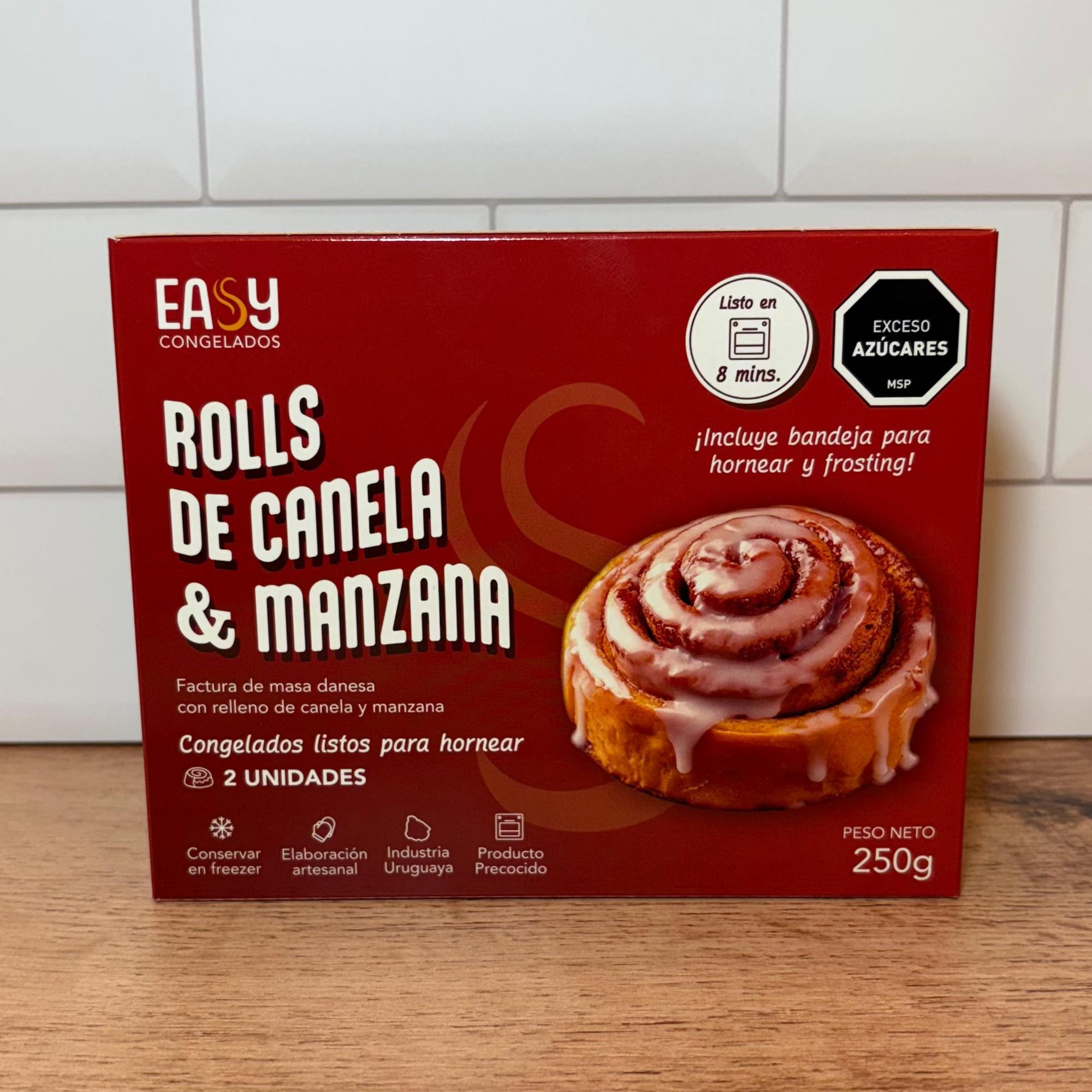 Rolls de Manzana y Canela x2 - Easy Congelados