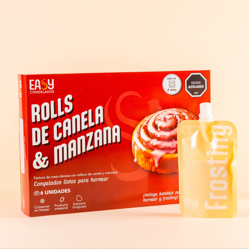 Rolls de Manzana y Canela x6 - Easy Congelados