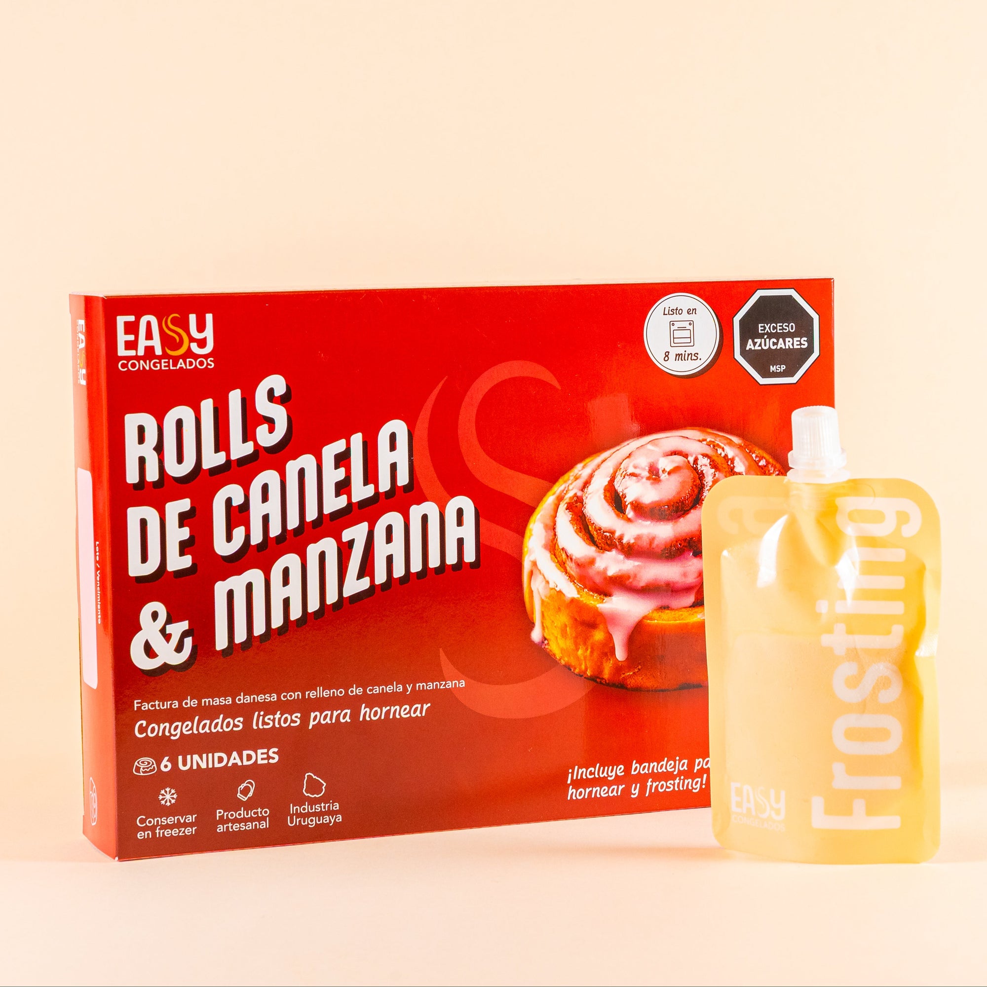 Rolls de Manzana y Canela x6