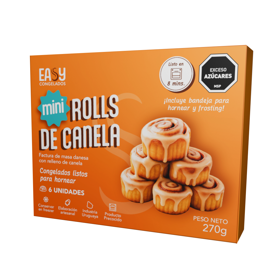 Mini Rolls de Canela x6
