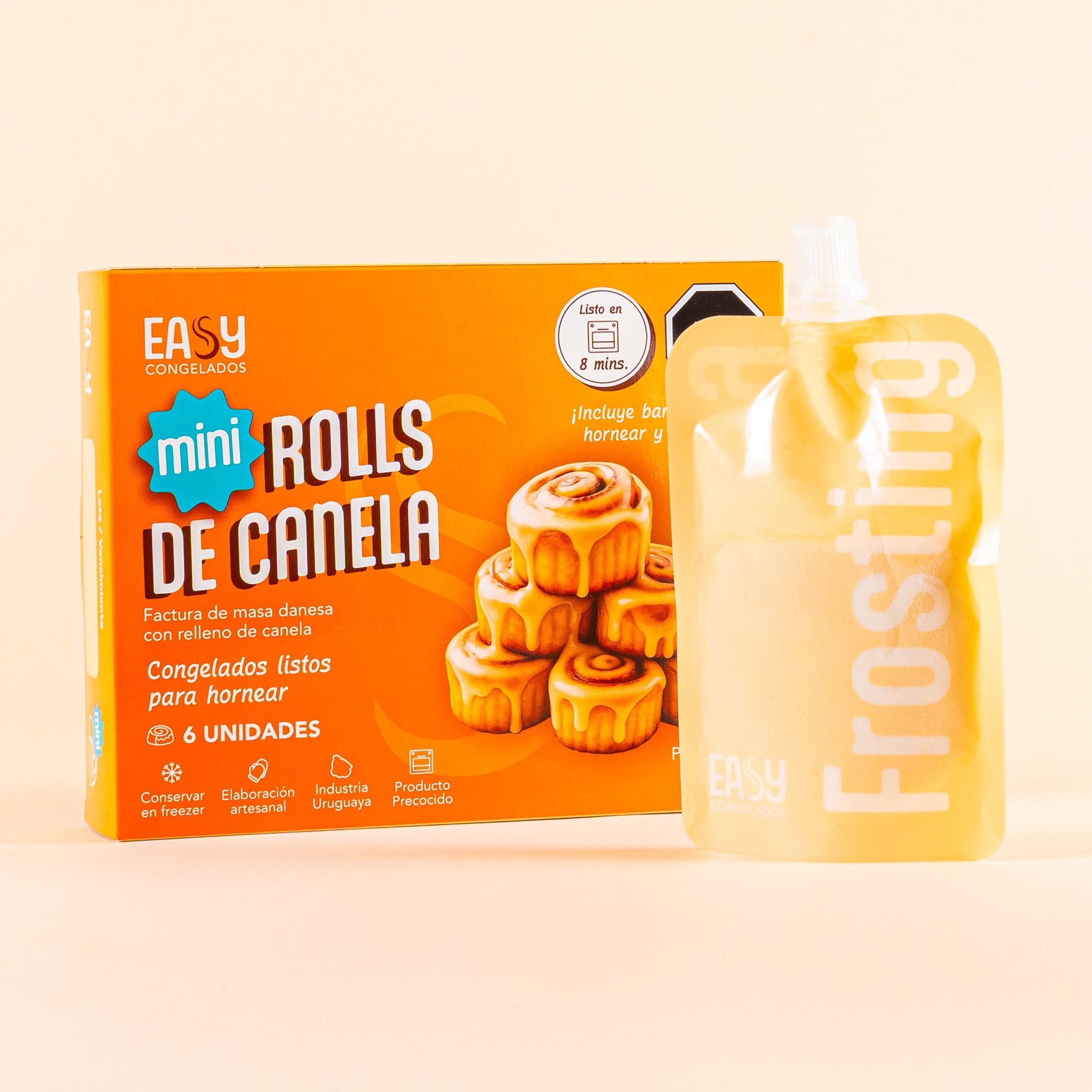 Mini Rolls de Canela x6