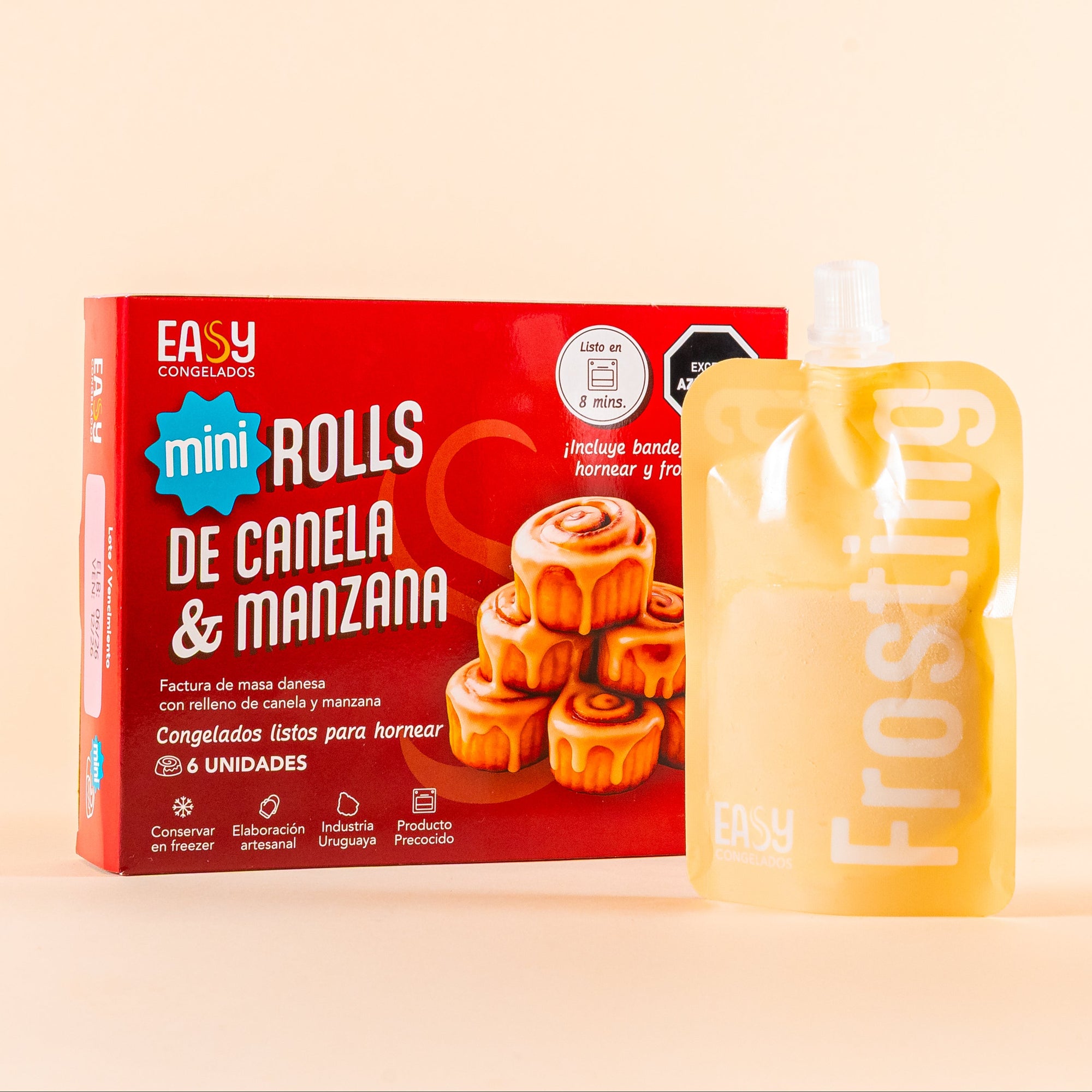 Mini Rolls de Manzana y Canela x6