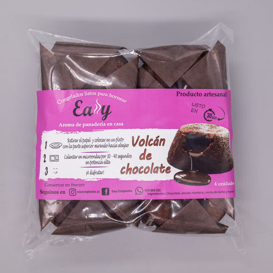 Volcan de Chocolate x4